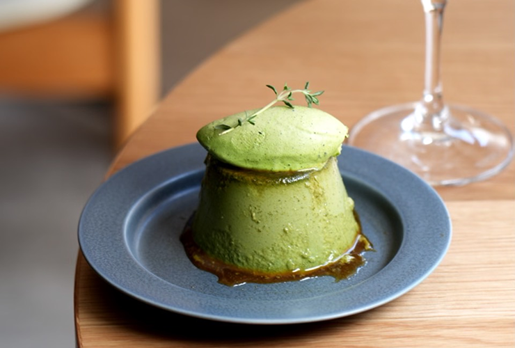 画像：抹茶プリン